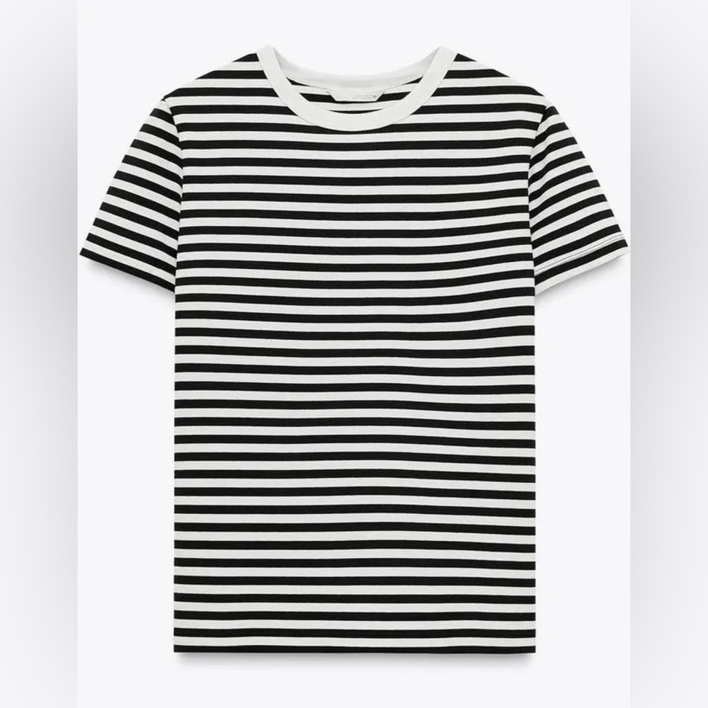 4/$25 Zara - Basic Striped T